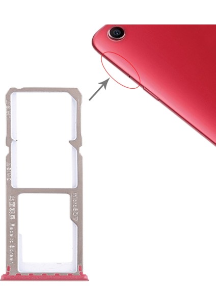 Oppo A1 Için 2 x Tepsi + Mikro Sd Kart Tepsisi (Yurt Dışından)