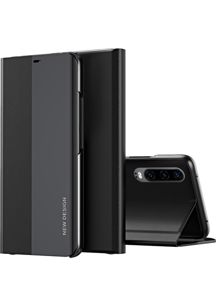 Huawei P30 Için Yan Elektro Kaplama Deri Kılıf (Yurt Dışından) fiyatları