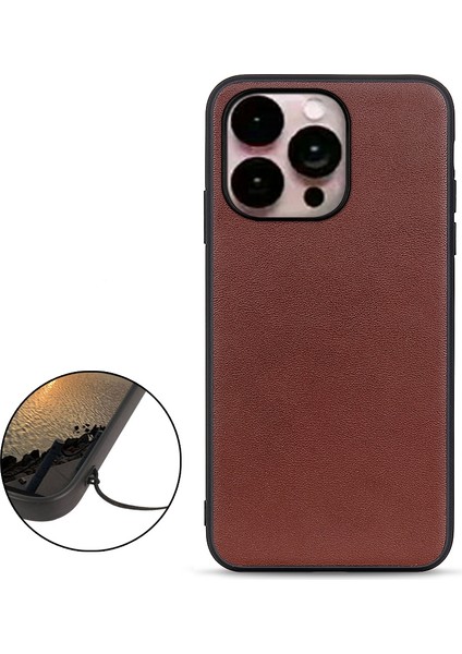 iPhone 14 Pro Max Için Kuzu Derisi Dokulu Kılıf (Yurt Dışından) fiyatları