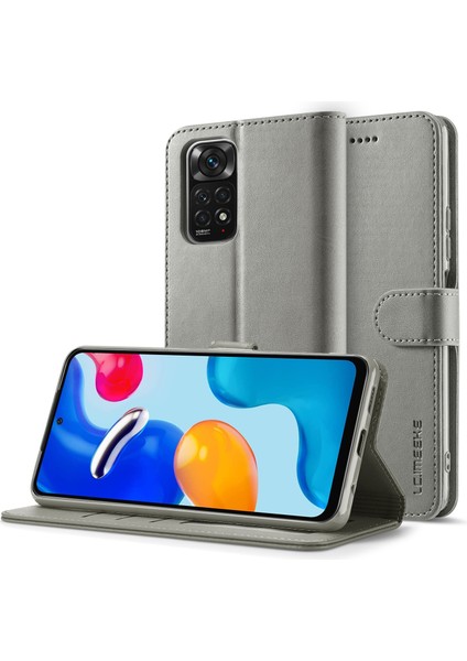 Xiaomi Redmi Note 11 Pro Uluslararası Sürüm Için Buzağı Deri Kılıf (Yurt Dışından)
