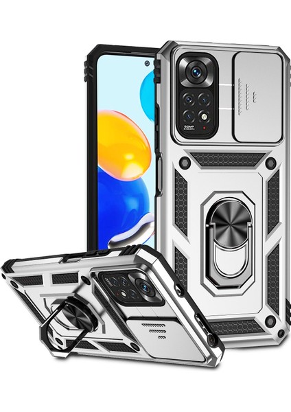 Xiaomi Redmi Note 11 Global Için Sürgülü Camshid Kılıf (Yurt Dışından)