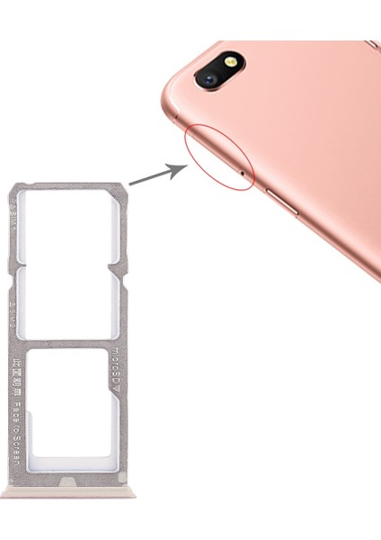 Oppo A77 Için 2 x Tepsi + Mikro Sd Kart Tepsisi (Yurt Dışından)