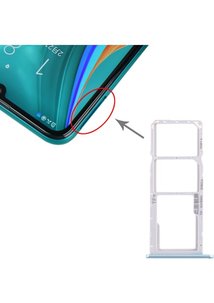 Huawei Enjoy 10E Için Tepsi + Mikro Sd Kart Tepsisi (Yurt Dışından)