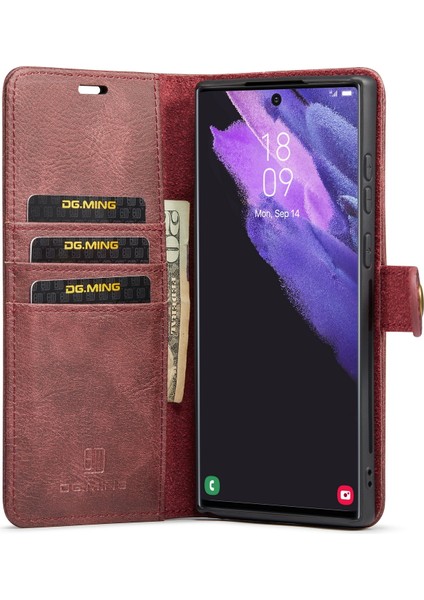 Samsung Galaxy S22 Ultra 5g Için Crazy Horse Texture Pu Kılıf (Yurt Dışından) fırsatları