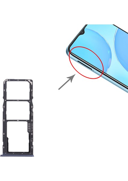 Oppo A15S CPH2179 Için Tepsi+Mikro Sd Kart Tepsisi (Yurt Dışından) fırsatları