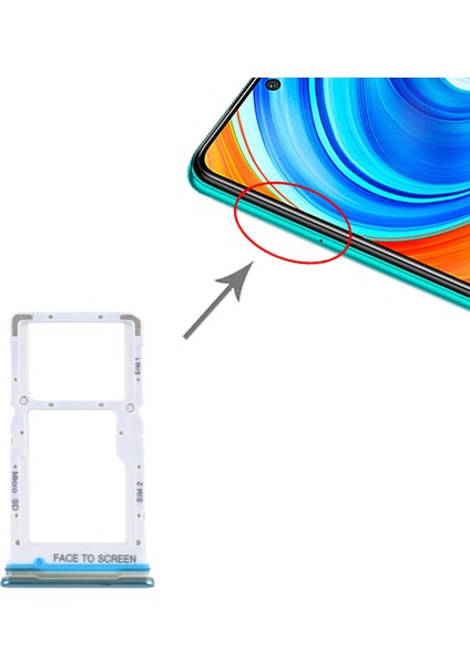 Xiaomi Redmi Note 9 Pro 5g Için Tepsi + Mikro Sd Kart Tepsisi (Yurt Dışından) fırsatları