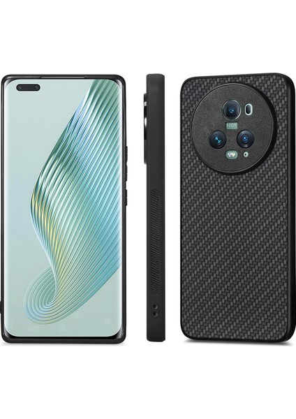 Honor Magic5 Pro Için Karbon Fiber Deri Kılıf (Yurt Dışından) fiyatları