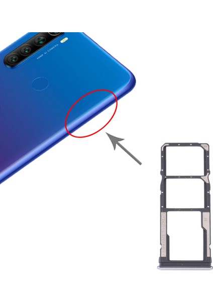 Xiaomi Redmi Note 8t Için Tepsi + Mikro Sd Kart Tepsisi (Yurt Dışından)