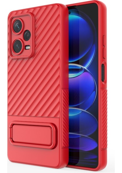 Xiaomi Redmi Note 12 Pro+ Global Için Dalgalı Dokulu Tpu Kılıf (Yurt Dışından)