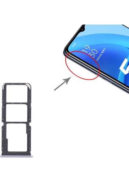 Oppo A55 PEMM00 Için Tepsi+Mikro Sd Kart Tepsisi (Yurt Dışından) fırsatları