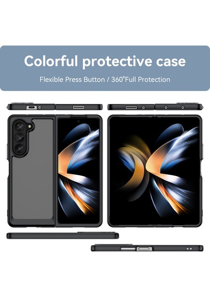 Samsung Galaxy Z Fold5 Için Akrilik + Tpu Telefon Kılıfı (Yurt Dışından) fiyatları