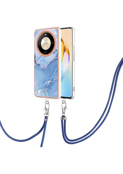 Honor X9B Için Kordonlu Mermer Imd Kılıf (Yurt Dışından)