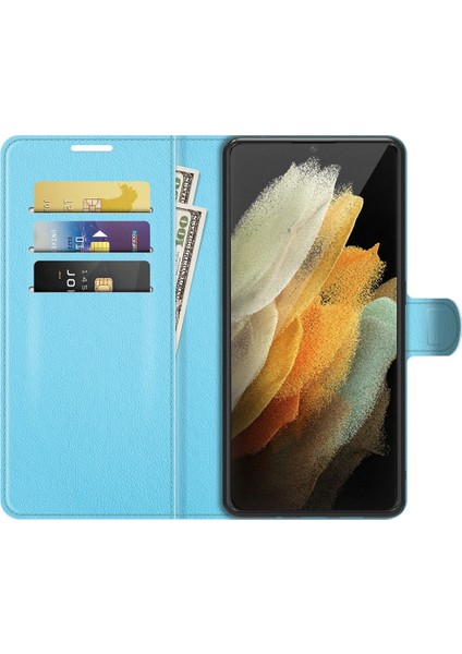 Samsung Galaxy S22 Ultra 5g Litchi Texture Flip Pu Kılıf Için (Yurt Dışından) modelleri