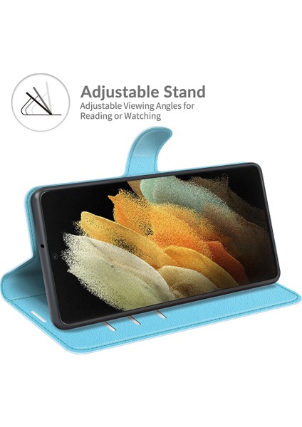Samsung Galaxy S22 Ultra 5g Litchi Texture Flip Pu Kılıf Için (Yurt Dışından) fırsatları