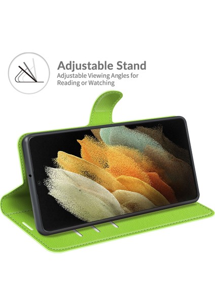 Samsung Galaxy S22 Ultra 5g Litchi Texture Flip Pu Kılıf Için (Yurt Dışından) fırsatları