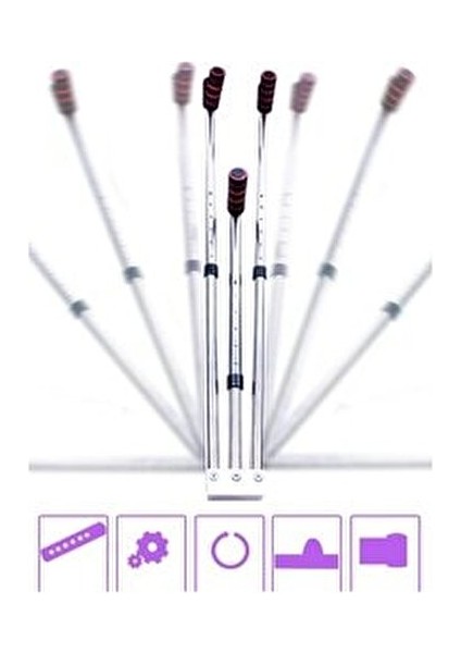 Relife Leg Stretcher Bacak Acma Aleti 1,5 mm Minder Kalınlığı ile 6 Kademeli Ayarlanabilir