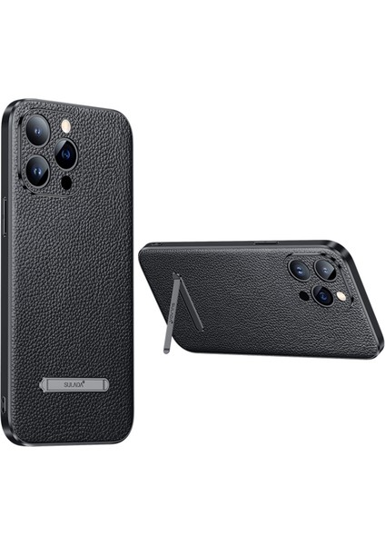 iPhone 14 Pro Max Için Litchi Deri Telefon Kılıfı (Yurt Dışından) fiyatları