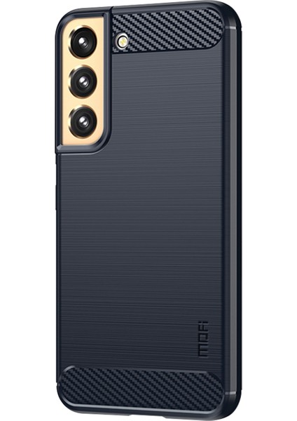 Samsung Galaxy S22 5g Için Fırça Karbon Fiber Tpu Kılıf (Yurt Dışından)