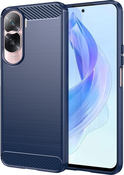Onur 90 Lite Için Fırçalanmış Doku Tpu Telefon Kılıfı (Yurt Dışından)