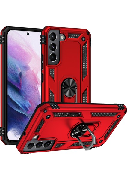 Samaung Galaxy S22 5g Için Darbeye Dayanıklı Tpu + Pc Kılıfı (Yurt Dışından)