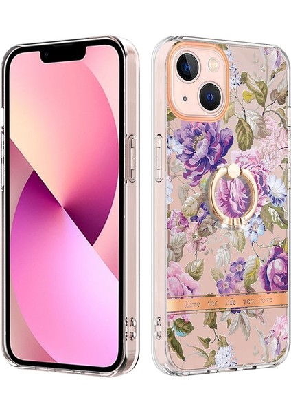 iPhone 14 Için Imd Flowers Tpu Kılıf (Yurt Dışından)