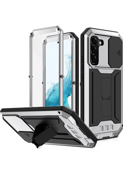 Samsung Galaxy S22 5g Için Metal + Silikon Kılıf (Yurt Dışından)