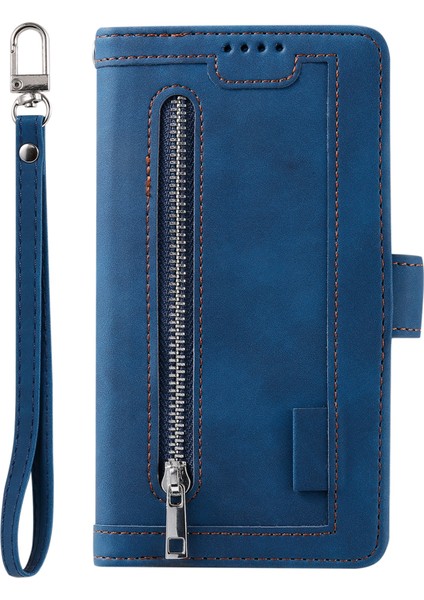 Honor X6B 4g Global Için Fermuarlı Cüzdan Çanta Pu Kılıf (Yurt Dışından) fırsatları