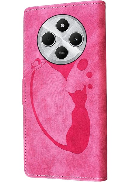 Redmi A4 5g Için Kalem Kalp Kedi Pu Kılıf (Yurt Dışından) modelleri