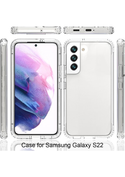 Samsung Galaxy S22 5g Için Gradyan Pc+Tpu Telefon Kılıfı (Yurt Dışından) modelleri