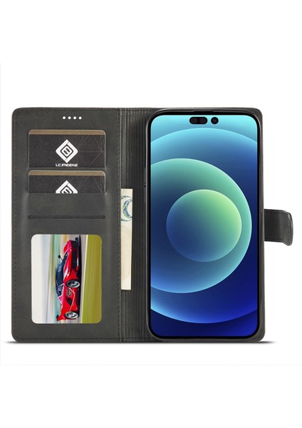 iPhone 14 Pro Için Buzağı Dokulu Deri Kılıf (Yurt Dışından) fırsatları