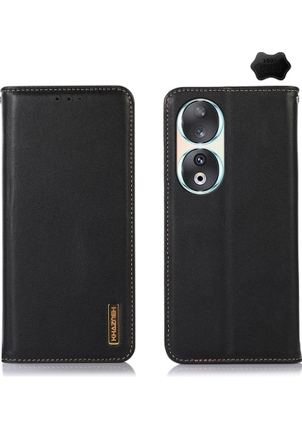 Honor 90 Için Nappa Pu Telefon Kılıfı (Yurt Dışından)