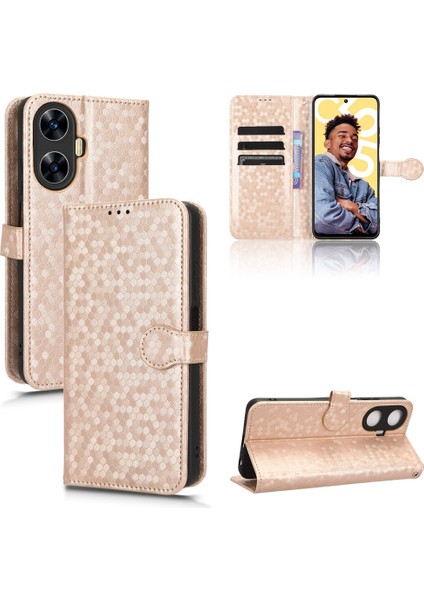 Realme C55 4g Için Deri Kılıf (Yurt Dışından)