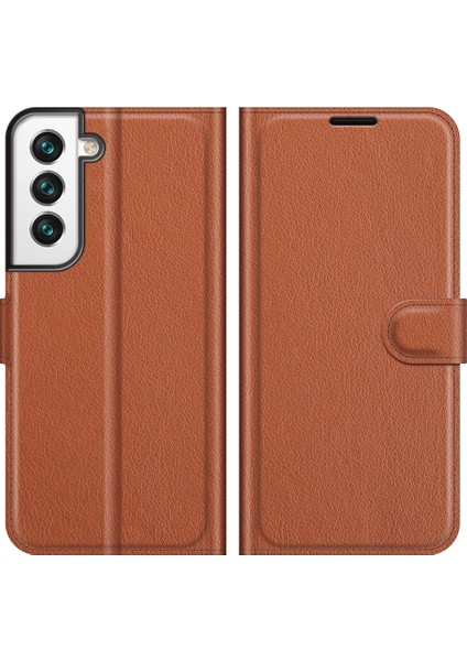 Samsung S22 Litchi Doku Çevirme Koruyucu Tpu Kılıf Galaxy S22 5g Için (Yurt Dışından) fiyatları