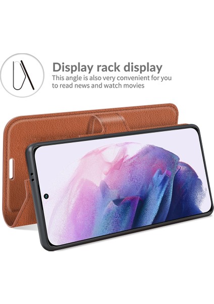 Samsung S22 Litchi Doku Çevirme Koruyucu Tpu Kılıf Galaxy S22 5g Için (Yurt Dışından) indirimleri