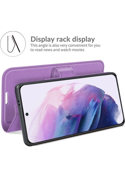 Samsung S22 Litchi Doku Çevirme Koruyucu Tpu Kılıf Galaxy S22 5g Için (Yurt Dışından) indirimleri