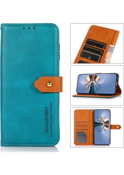 Xiaomi Redmi Note 12 Pro+ Çin Için Sığır Derisi Dokulu Pu Kılıf (Yurt Dışından)