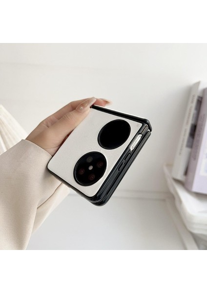 Huawei Pocket 2 Için Pu Doku Kılıfı (Yurt Dışından) modelleri