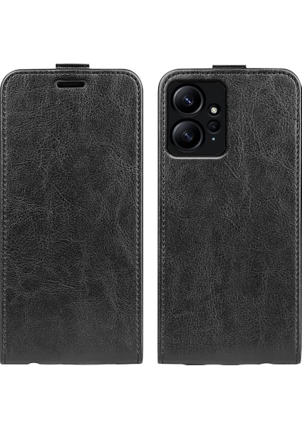Xiaomi Redmi Note 12 4g Global Için R64 Dikey Deri Kılıf (Yurt Dışından)