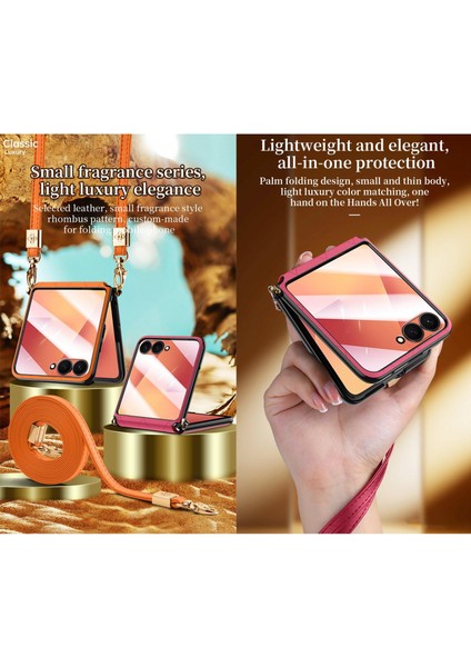 Samsung Galaxy Z Flip7 5g Için Eşkenar Dörtgen Dokulu Telefon Kılıfı (Yurt Dışından) fiyatları