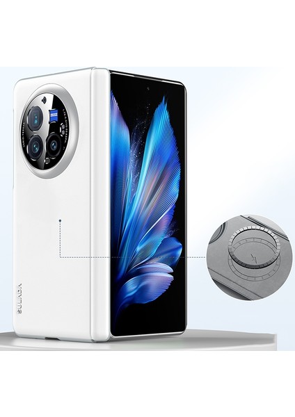 Vivo x Fold3 Pro Için Sulada Sıvı Deri Telefon Kılıfı (Yurt Dışından)