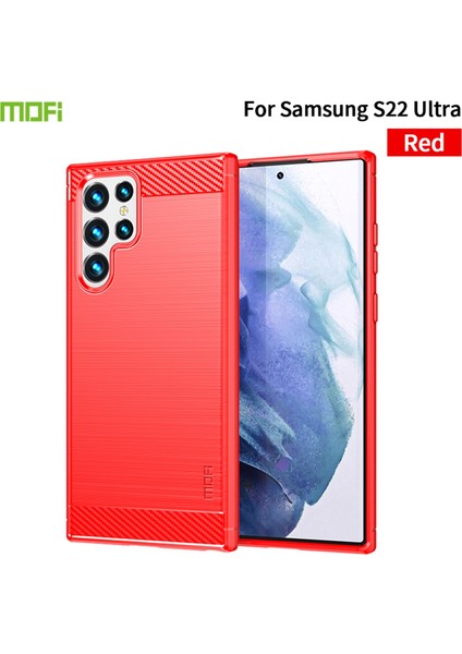 Samsung Galaxy S22 Ultra 5g Için Fırça Karbon Fiber Tpu Kılıf (Yurt Dışından) fırsatları