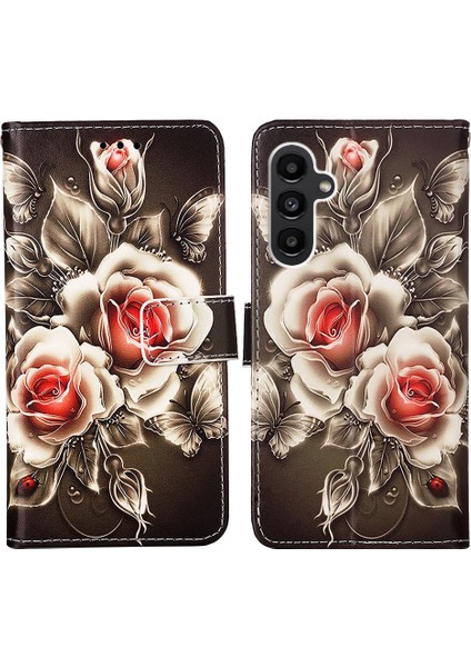 Samsung Galaxy S23 Fe 5g Için Düz Örgü Pu Telefon Kılıfı (Yurt Dışından) modelleri