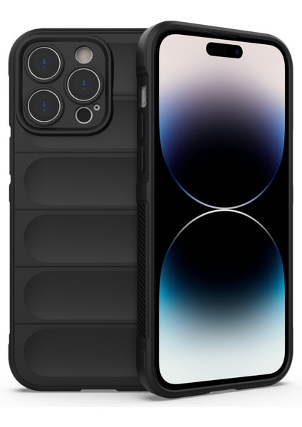 iPhone 14 Pro Için Tpu + Flann Telefon Kılıfı (Yurt Dışından)