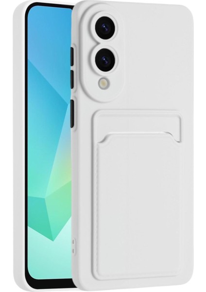 Samsung Galaxy S25 Edge 5g Için Cilt Fe Kart Kontrast Renk Düğmesi Tpu Telefon Kılıfı (Yurt Dışından)