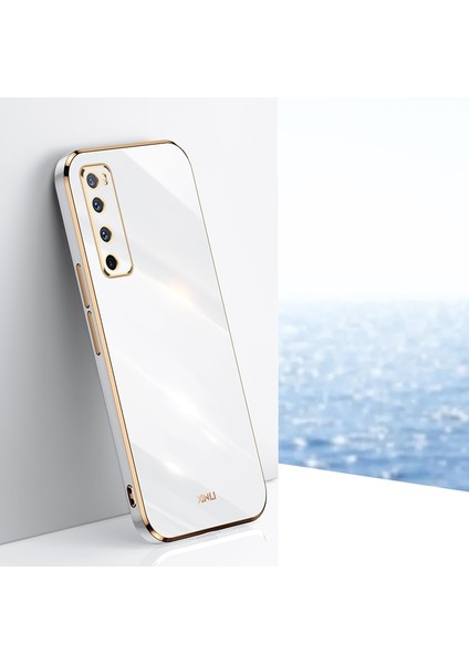Huawei Nova 7 5g Için 6d Kaplama Altın Kenar Tpu Kılıf (Yurt Dışından)