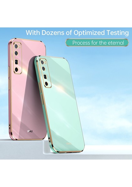 Huawei Nova 7 5g Için 6d Kaplama Altın Kenar Tpu Kılıf (Yurt Dışından) modelleri