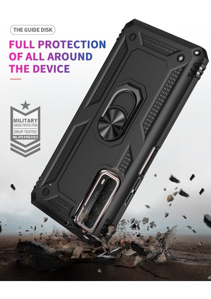 Huawei P Smart 2021 Için Darbeye Dayanıklı Tpu + Pc Kılıfı (Yurt Dışından) fırsatları