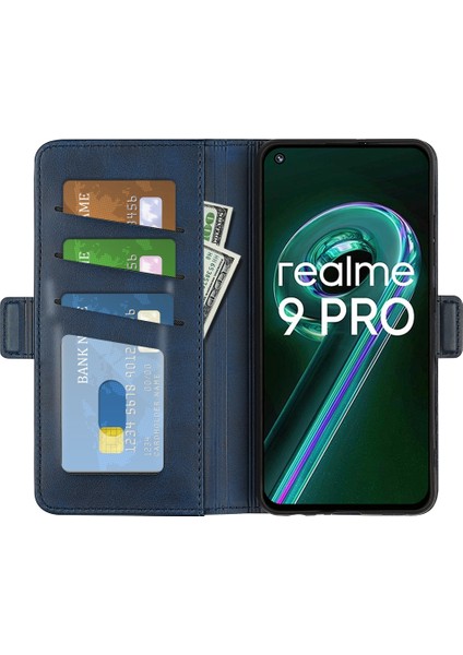 Oppo Realme 9 Pro Için Çift Taraflı Manyetik Deri Kılıf (Yurt Dışından) fırsatları