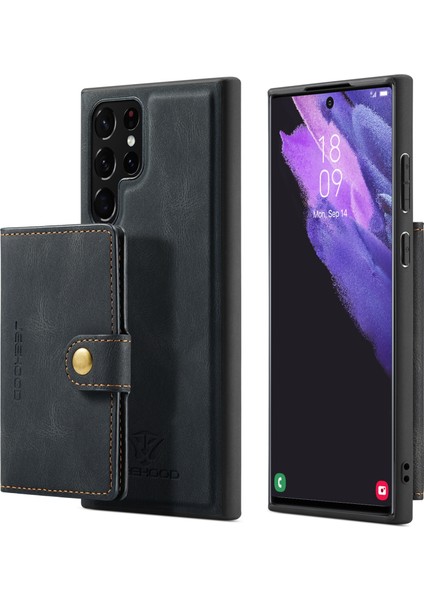 Eehood Retro Manyetik Pu Kılıf Samsung Galaxy S22 Ultra (Yurt Dışından) fiyatları