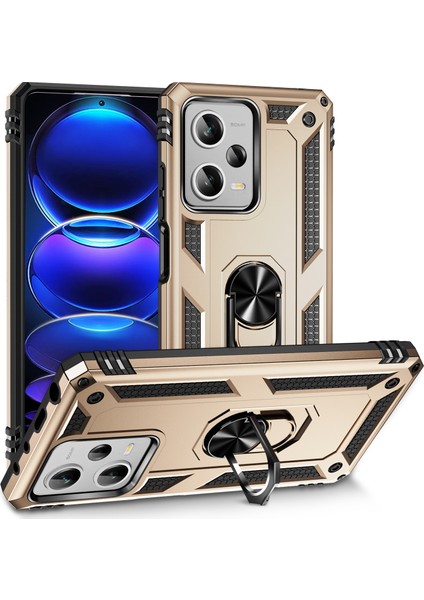 Xiaomi Redmi Note 12 Pro+ Için Darbeye Dayanıklı Tpu + Pc Kılıfı (Yurt Dışından)